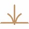 Ekena Millwork Redmond Smooth Timber Gable Bracket, Western Red Cedar, 72"W x 48"H x 1 1/2"D x 3 1/2"F, 16/12 Pitch GBW072X48X0204RED00SWR - alternate 1